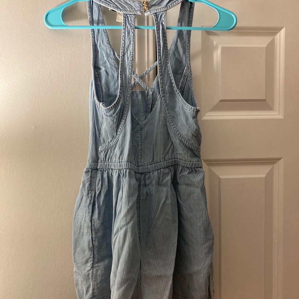 Light jean romper